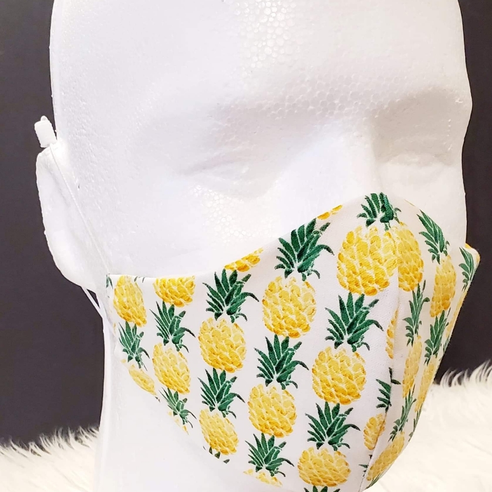 SOLD OUT 3 for $15 Pineapple mask (Bundle & Save) - Picture 2 of 3